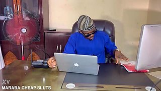 African Cleaner Craves Raunchy Passion With Hardcore