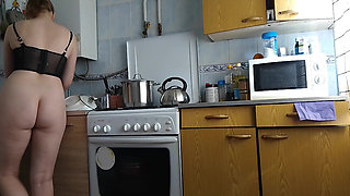 I Want My Friend's stepmom's Ass, I Love It When She Cooks in the Kitchen