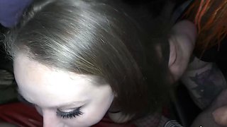 Kitten and Piggy Mouth - Super bukkake party with Piggy and