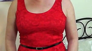 Horny British Housewife Dianne Fingers Herself in Bed