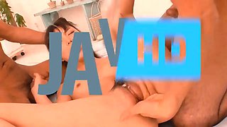 Meri Kanamis sultry JAV performance featuring hot Japanese bondage creampie