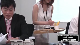 Shy Asian Teen At The Office: Blowjob, Doggy  Missonary Porn