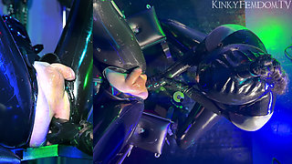 Heavy Rubber Double Fisting Birds Eye 4K Ft Mistress Lunatika