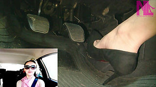 Soft Driving in Suede Black Classic Louboutins