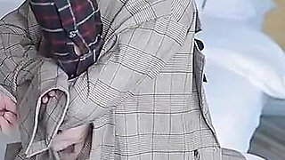 Hui09 - a White-stockinged Jk Girl Is Bound to the Bed with Ropes.