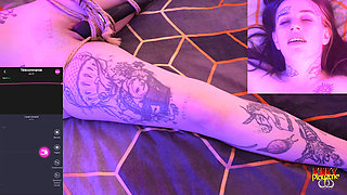 Lysred Tries Not to Cum with Nipple Clamps - 4K