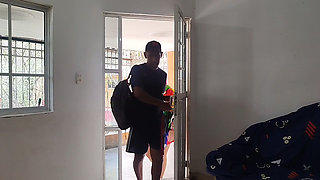 I find a big-assed girl alone on the beach, end up inviting her over to my apartment, and then we end up having passionate sex