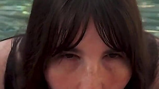 Blowjob & Ass Eating in the Pool - BBW Gets Big Booty Licked - Paige Steele, Steve Rickz