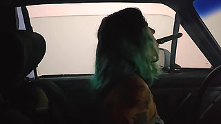 Smoking a Cigar Inside the Car