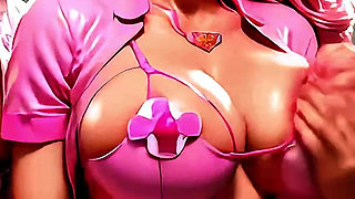 Bimbo Pink Hair Nurse Intense Fuck and Sucking Patients (100% Ai Generated 4K)