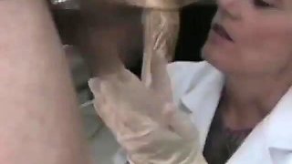 Dr Grannie Immense Time Fellatio Exam
