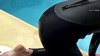 Neoprene Spanking Paddle & Pussy Flogging
