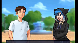 Summertime saga: skipping college to hang out with a girl ep 58,59