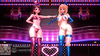 Kizuna AI & Mirai Akari Destination Call of duty sex hard cute cosplay 3d hentai mmd r18