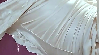 Blindfolded Dark Elf Bride Gets Fucked in Church