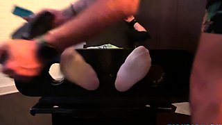 Dom Crumbles Under Tickling Torment