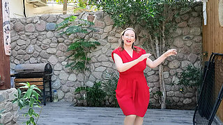 Red Grace in the Garden