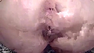 Milf broke the cunt with big dildo fuck hard