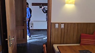 Yael Stc And Vato Knock Knock - 2 Friends Sharing Old Mans Huge Cock! Double Blowjob In The Party