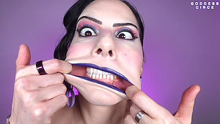 Silly Faces - Natural Face with Heavy Make-up 2