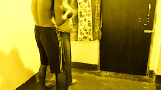 Hot Bhabi come neighbour home for Big black cock fuck..