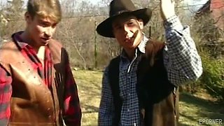 Vintage Blonde's Fetish Desire Ignites in Found Passion