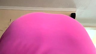 Amateur webcam voyeur BBW blowjob and facial