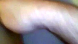 Fisting Her Black Pussy on Webcam