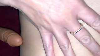 Stepmom with big tits walks around the room in panties