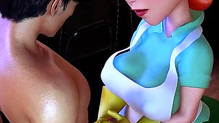 Dexter's MILF Makes Her Big Ass Bounce in Class