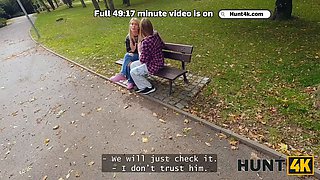 Hunt4k. 2 hot russian lesbians came on a job audition and accomplished sexual venture with a stranger