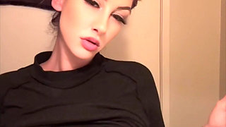 Artemisia Love Smoking a Cigarette and Showing Her Perfect Tits