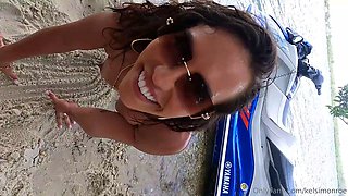 Kelsi Monroe Pounded by Big Cock on Miami Beach