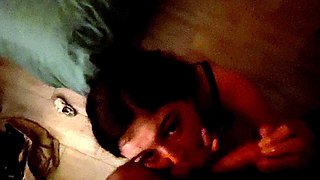 Public blowjob from an amateur brunette babe in POV video