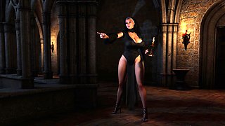 Stella, Gwen And Sophia 3D Futanari Animation by 3DXNIXAH