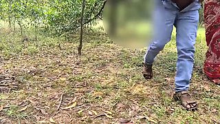 Fucked by a school student in forest,she first time forest outdoor sex by her school life boy friend.