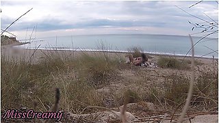 French Teacher Slut Blowjob Amateur On Nude Beach Public Front Stranger With Cumshot