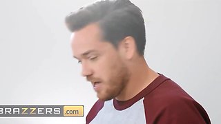 Talented dude joins in a lesbian play and gets blessed with two pussies