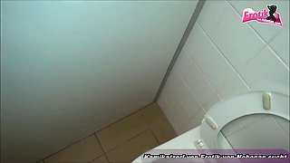Hot German Slut With Big Tits Fucked In The Bathroom
