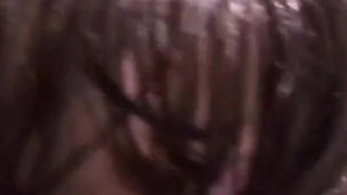 Ebony milf shows young dumb slut how to suck dick