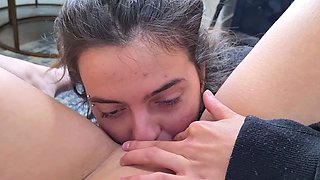 Amateur real small titted party teen slammed in gym class