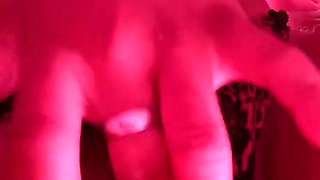 Naughty Brunette Masturbating at Home