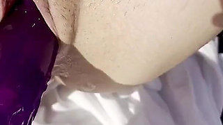 Woman Fountain Fister Around Her Pool