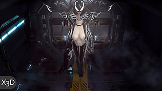 Black cat X Venom 3d animation