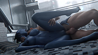 Liara And-Shepard Moment-of-Peace Nagoonimation