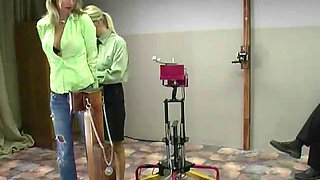 Lea Spanking Machine - Bare Back Whipping