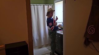 ONLY FAN leak Face Exposed Mistress Thursday Getting ready for the Game with her Big Tits bouncing