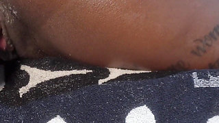 Ebony Gets Fucked by Fuck Machine