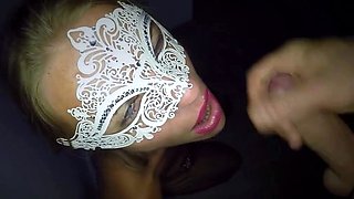 Blonde MILF Amateur Blowjob with Huge Cumshot