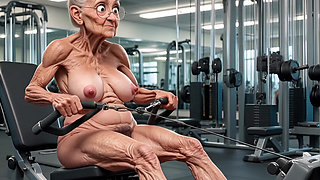 Old Ladies in the Gym